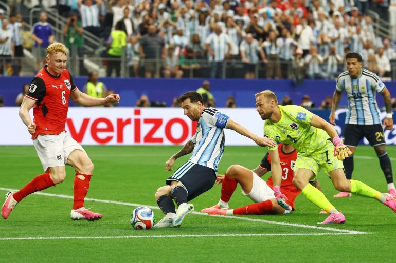 Messi Brace Gives Argentina Controlled Win Over Austria
